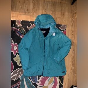 NWT WOMEN’S LANDS’ END COAT BLUE SIZE 1X
